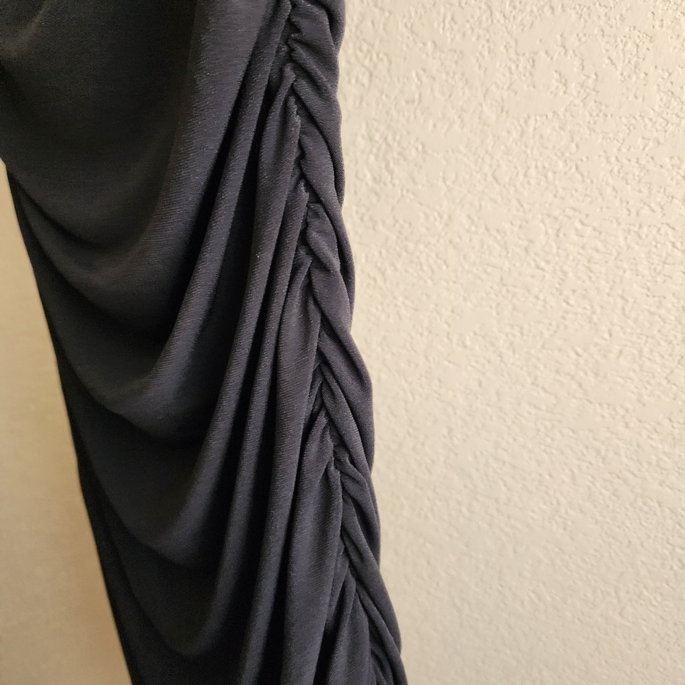 BCX Black sleeveless open back cocktail dress Size M - Picture 4 of 8